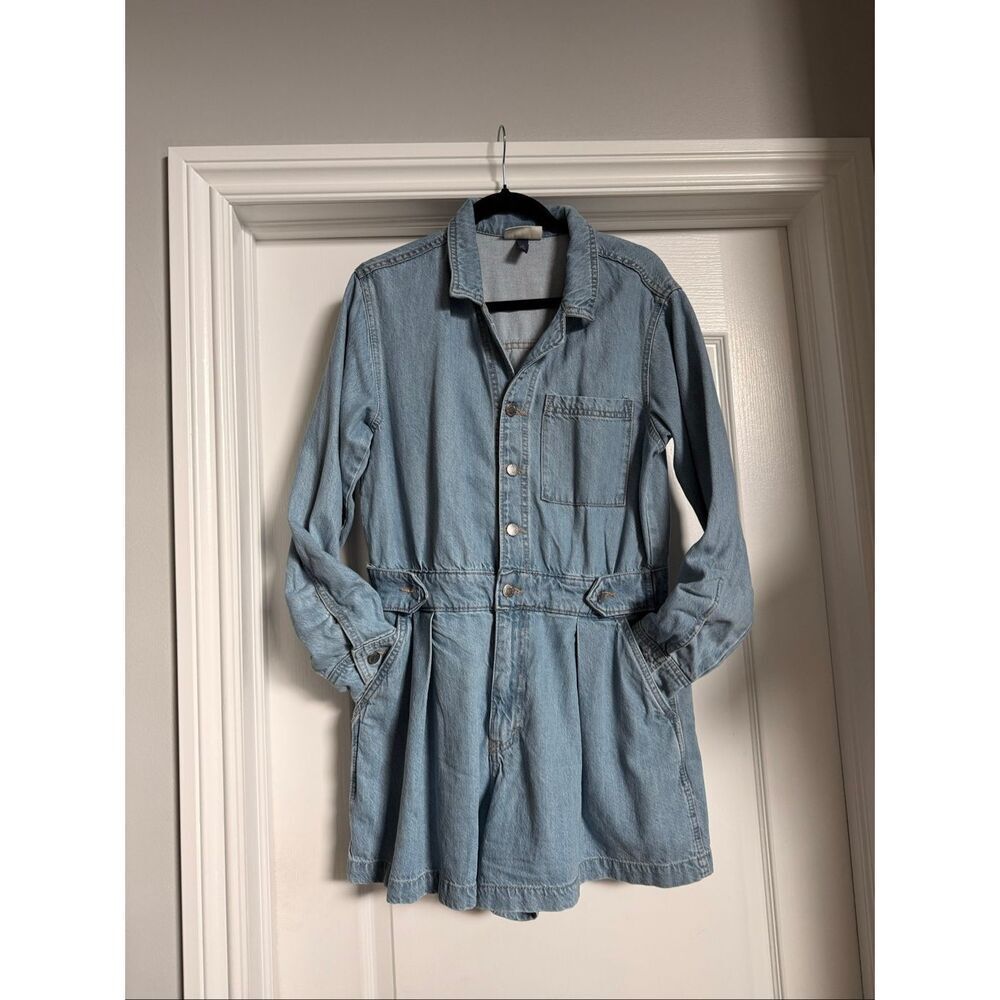 Target Universal Thread Denim Romper 12